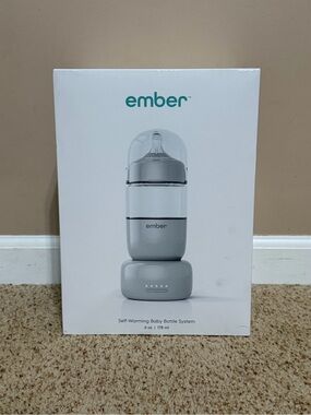 Ember Self-Warming Baby Bottle - Gray